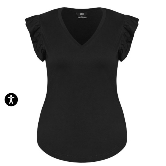 NWT- Leisure Frill- Black - Picture 6 of 6